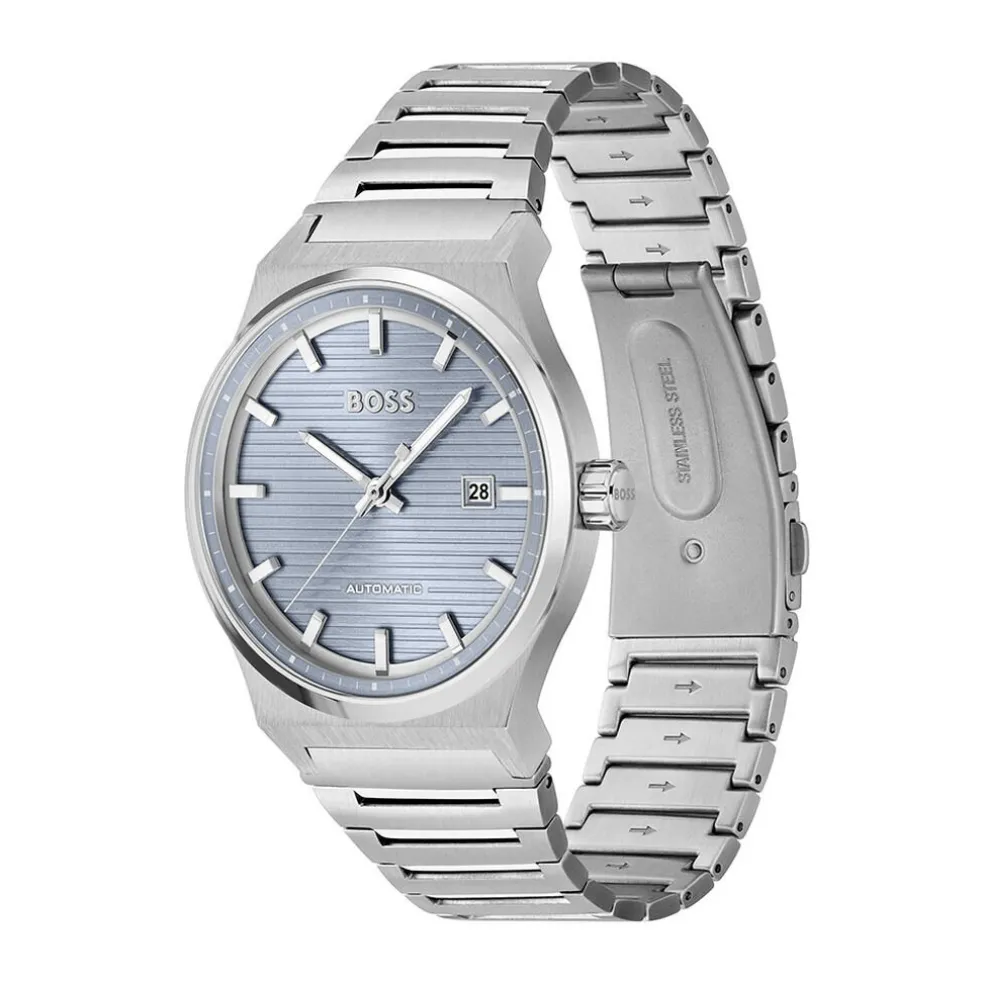 Montre Boss Candor Auto Bleu