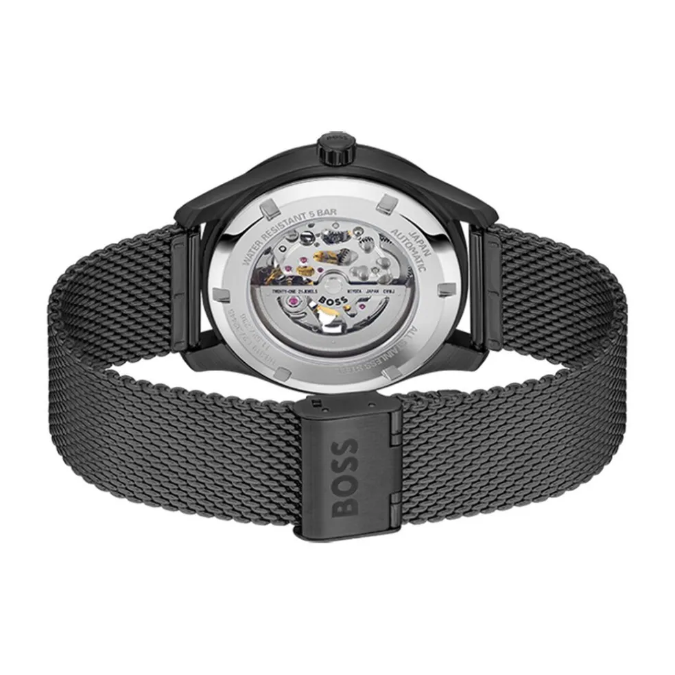 Montre Boss Principle Skeleton Noir