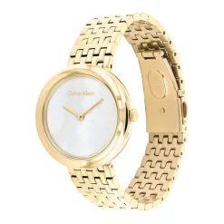 Montre Calvin Klein Twisted Bezel Blanc