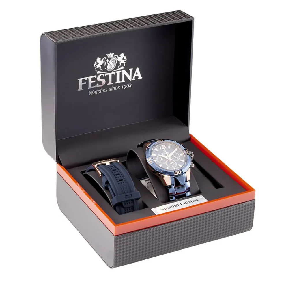 Montre Chrono Bike Bleu