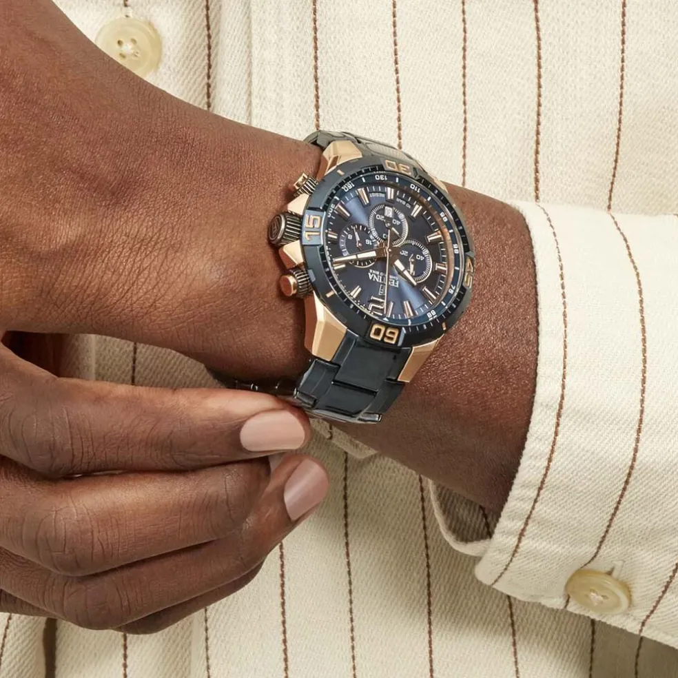 Montre Chrono Bike Bleu