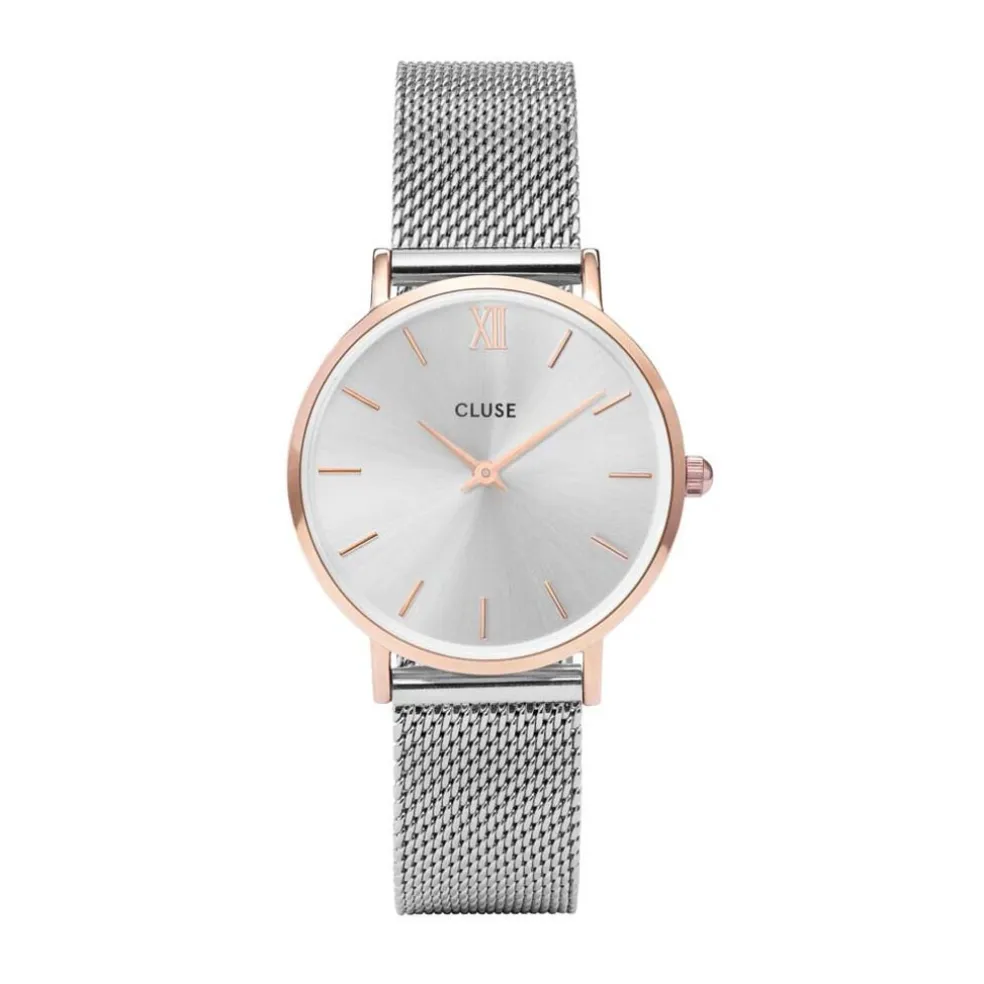Montre Cluse Minuit Argent
