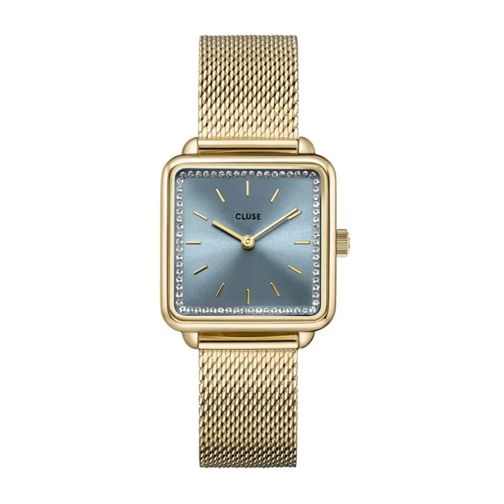Montre Cluse Tetragone Bleu