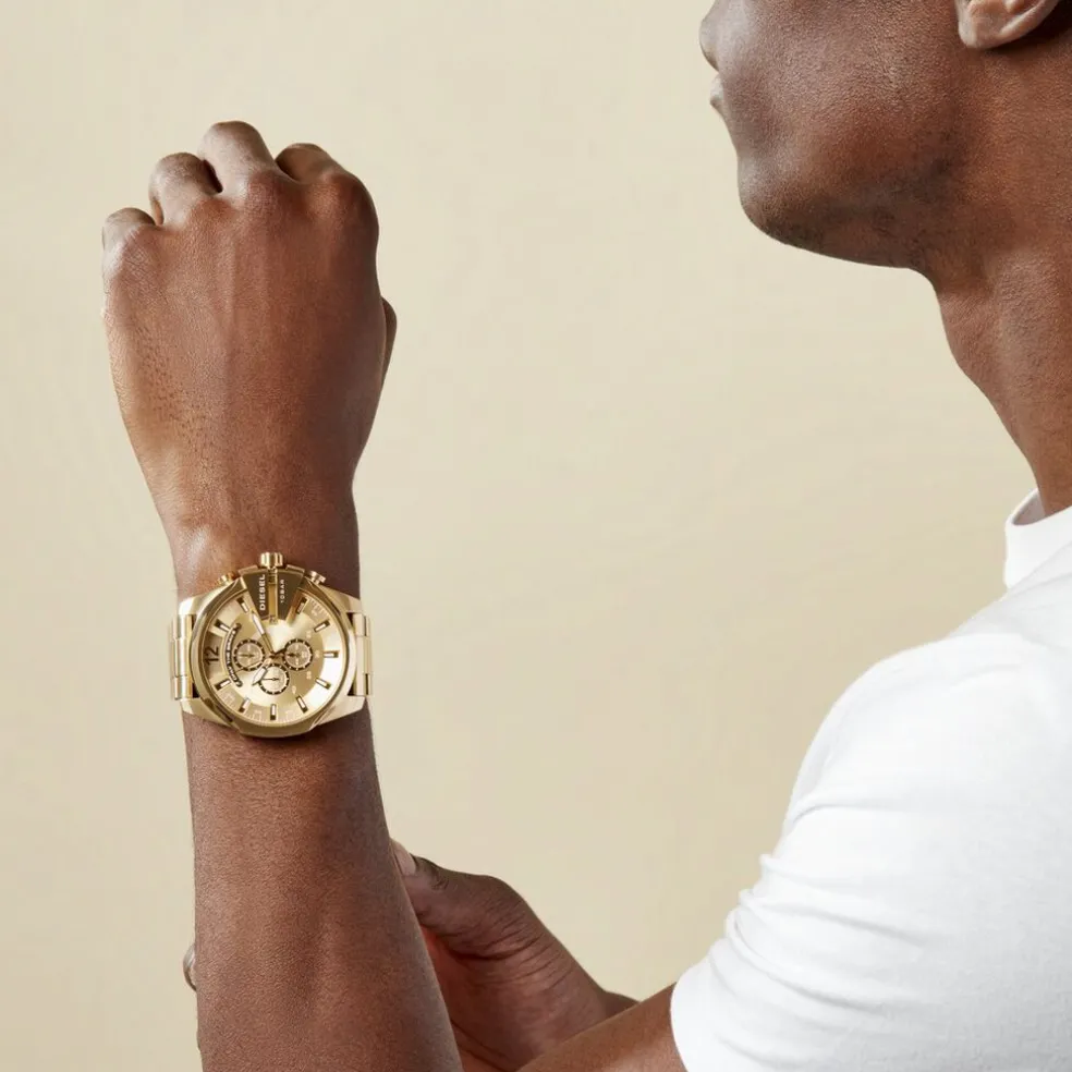 Montre Diesel Mega Chief Champagne