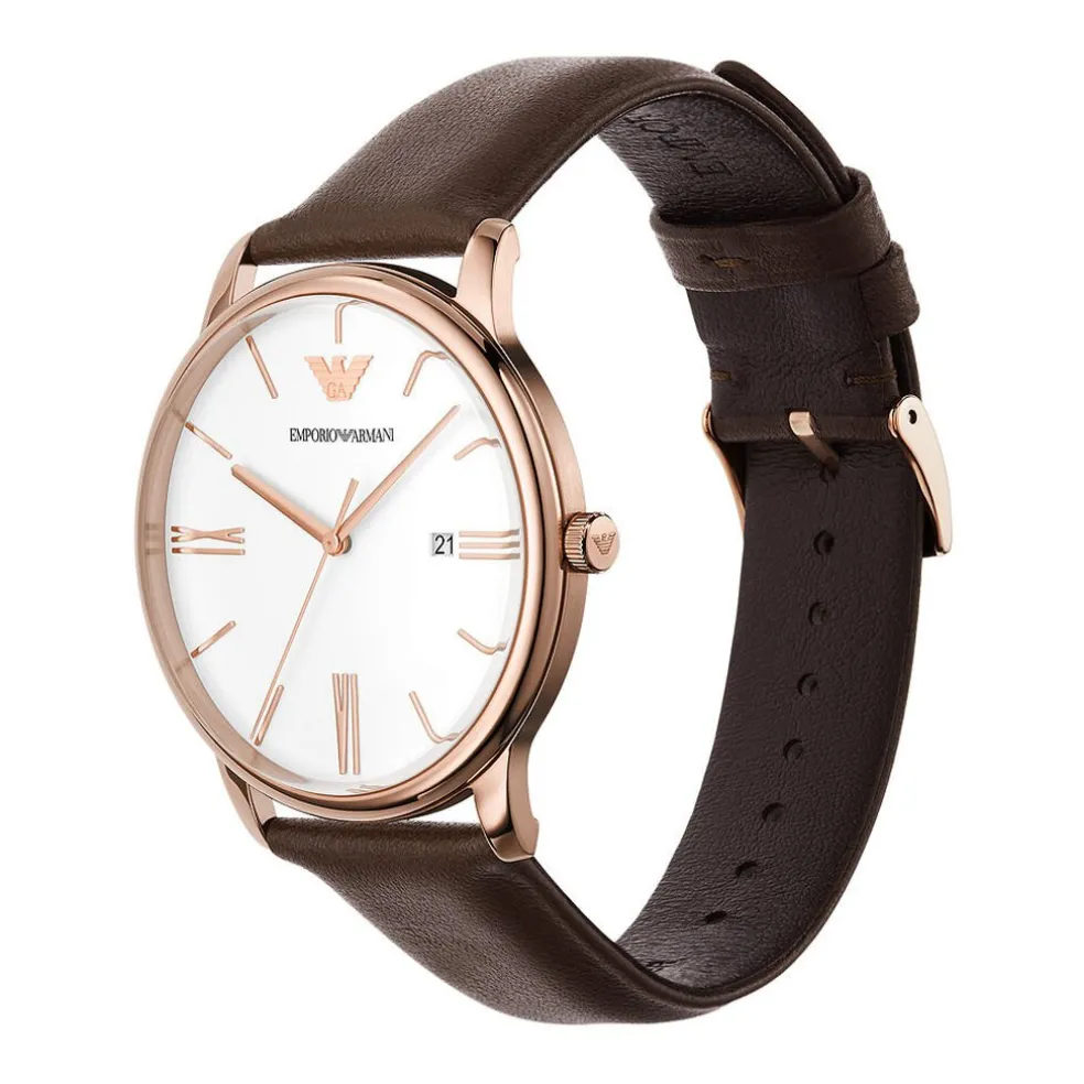 Montre Emporio Armani Blanc