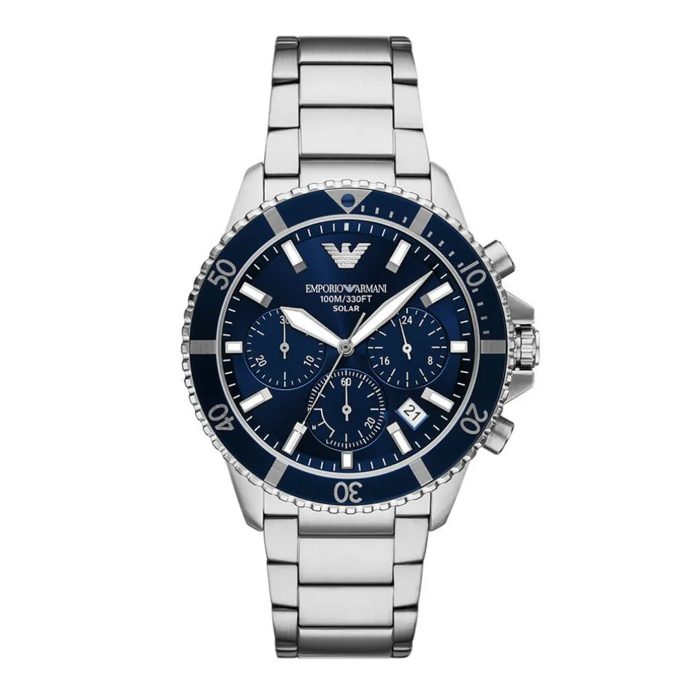 Montre Emporio Armani World Explorer Bleu