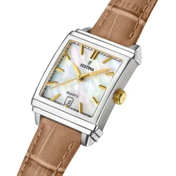 Montre Festina On The Square Nacre Blanche