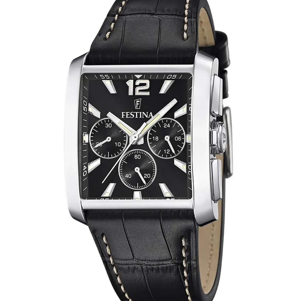 Montre Festina On The Square Chrono Noir