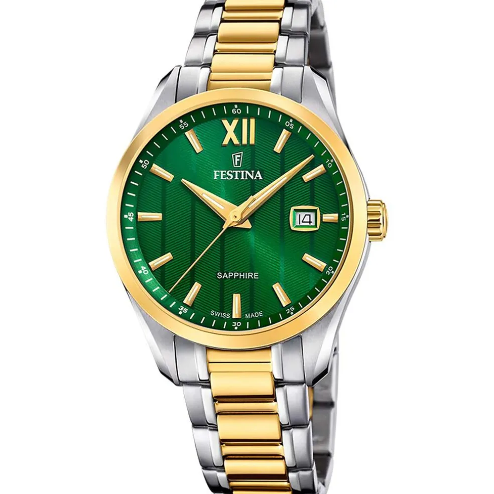 Montre Festina Swiss Made 37,5 Vert