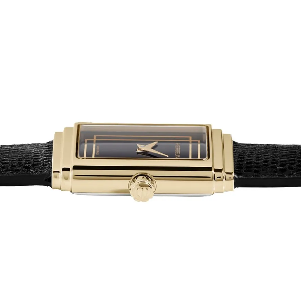 Montre Herbelin Art Deco Noir