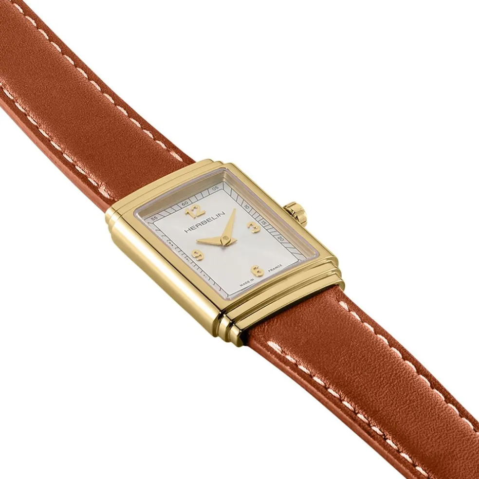 Montre Herbelin Art Deco Argenté