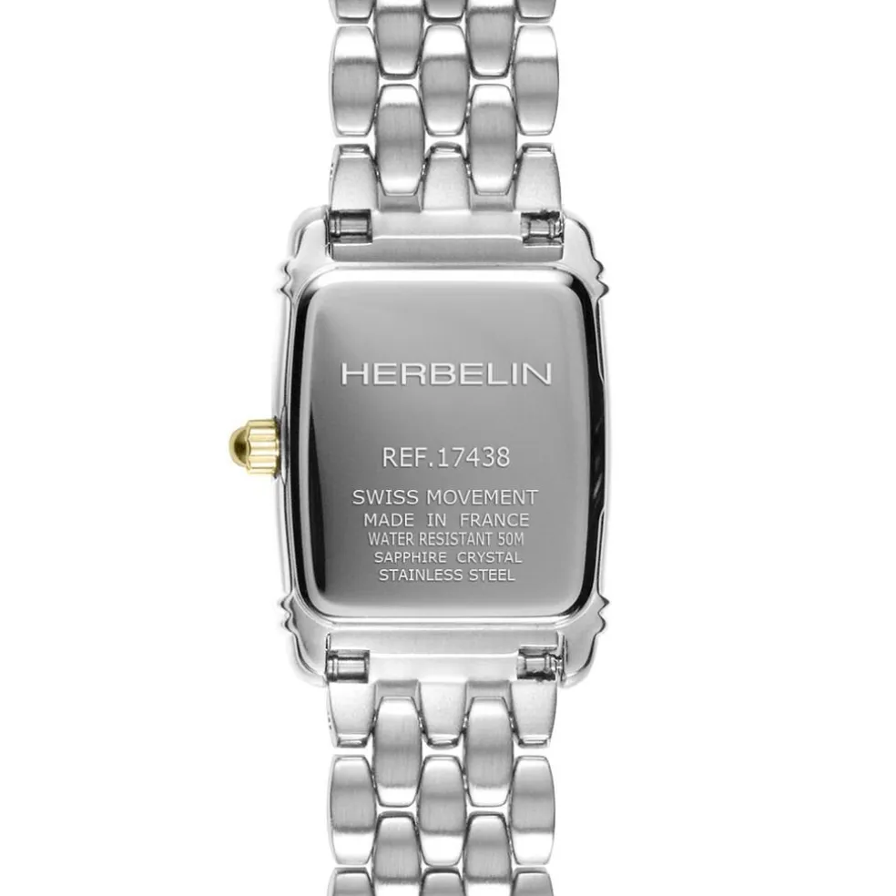 Montre Herbelin Art Deco Argenté