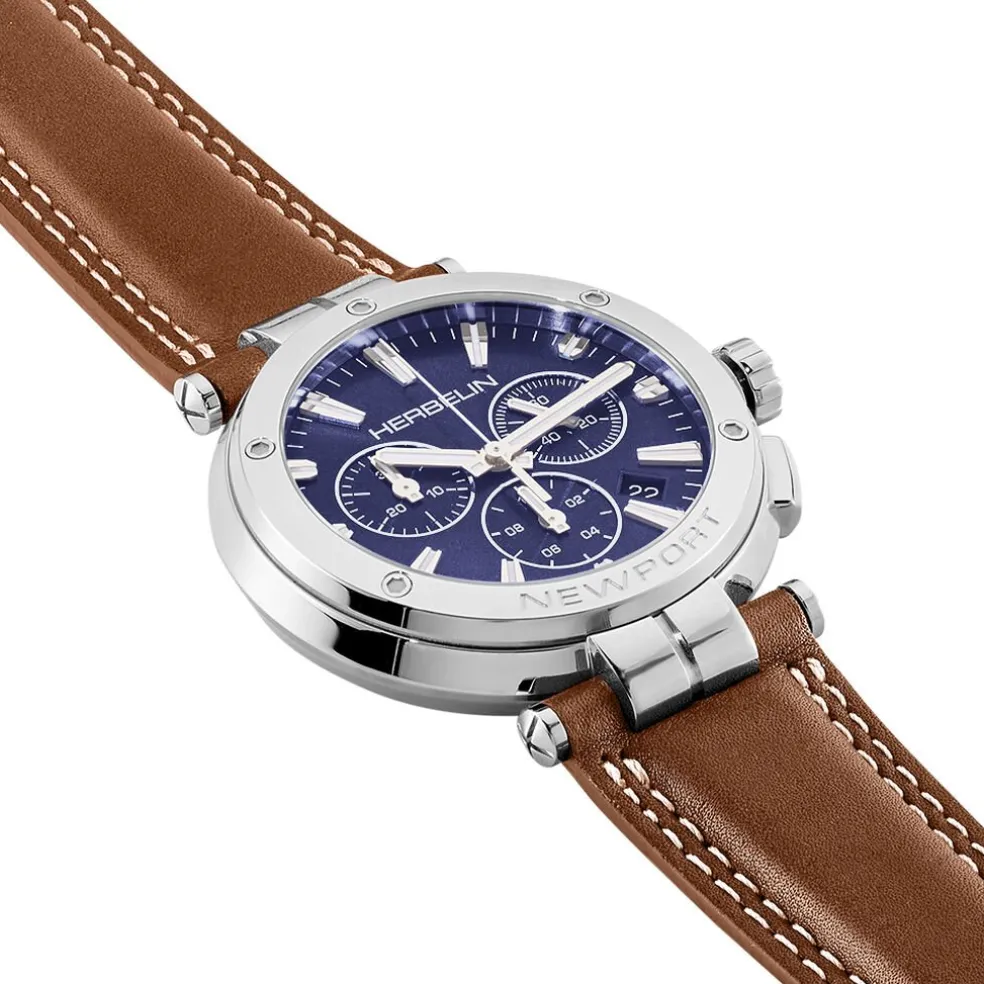 Montre Herbelin Newport Chrono Bleu