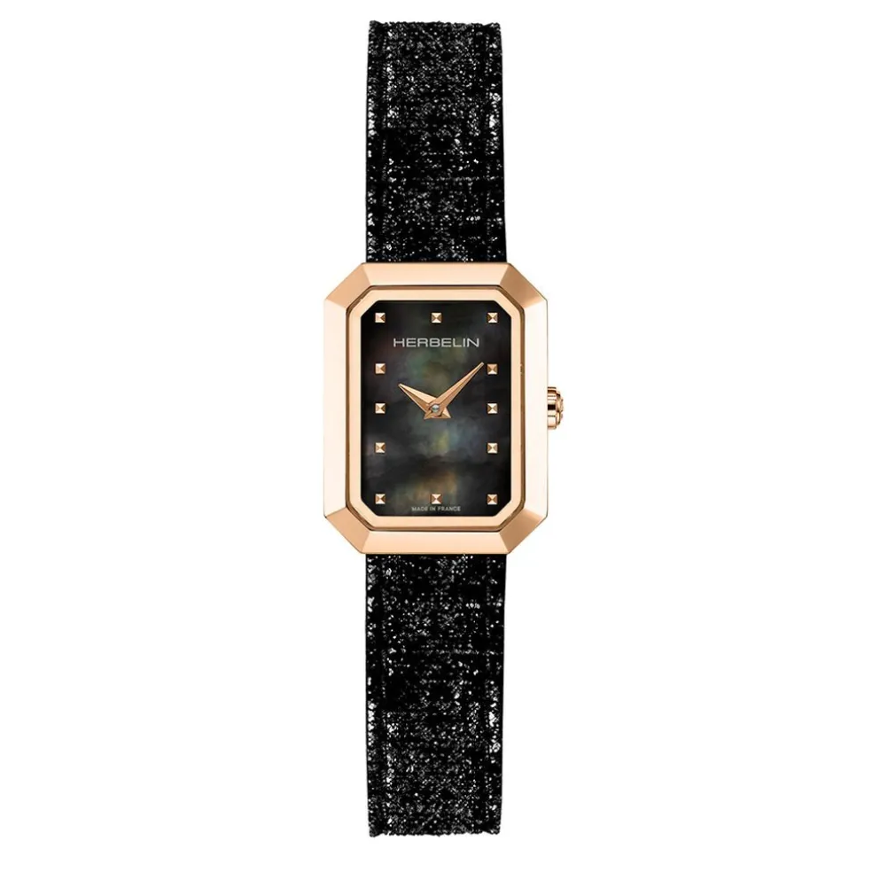 Montre Herbelin Octogône Nacre Noire
