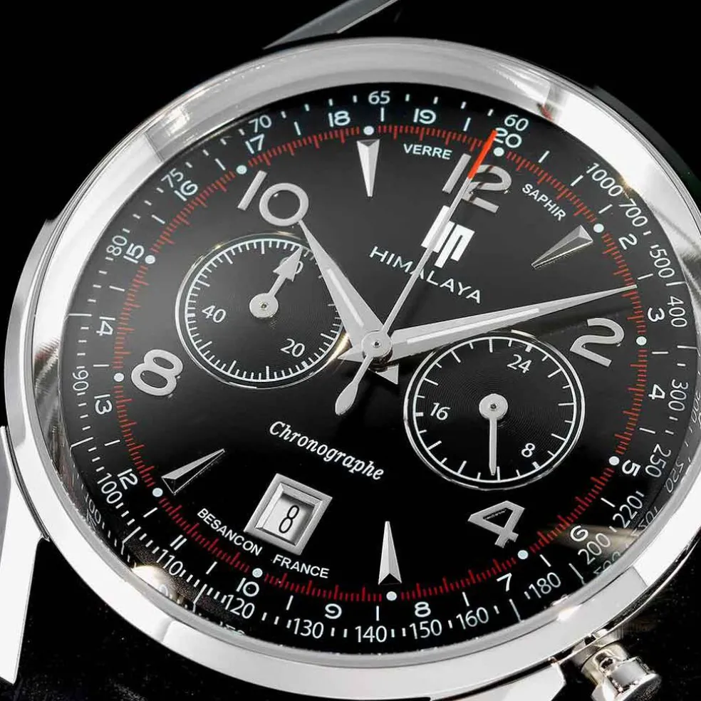 Montre Lip Himalaya Chrono Noir