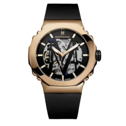 Montre Montignac Octagon Automatique Noir