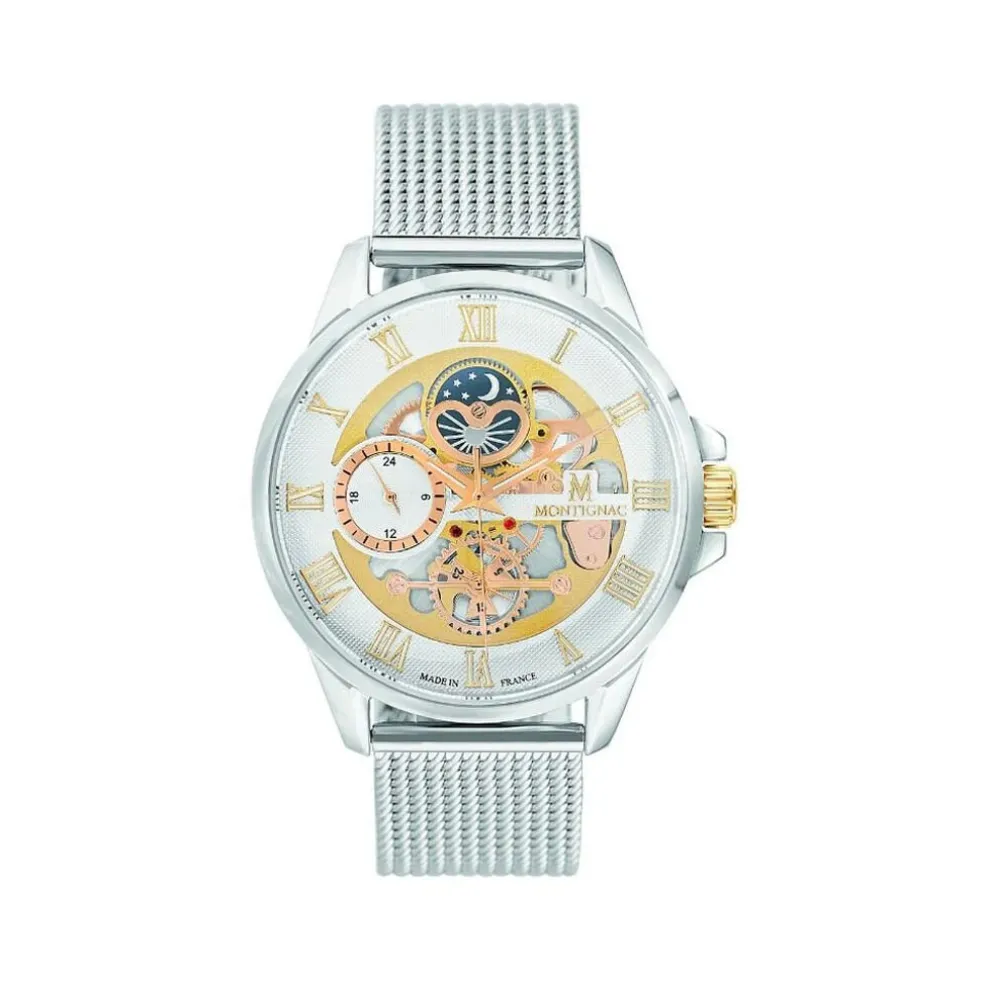 Montre Montignac Round Argenté