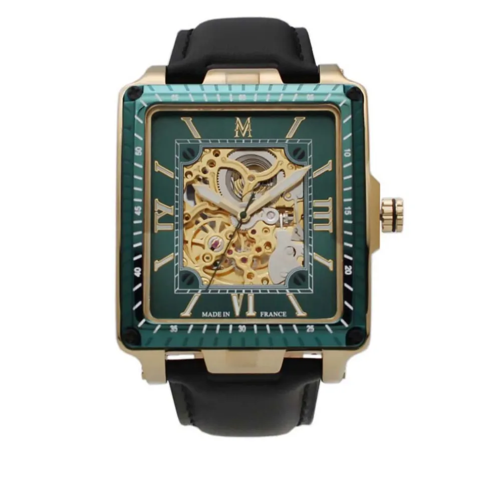 Montre Montignac Square Automatique Vert