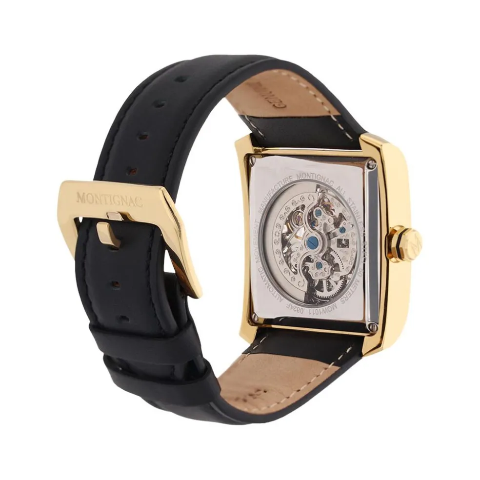 Montre Montignac Square Automatique Noir