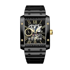 Montre Montignac Square Noir