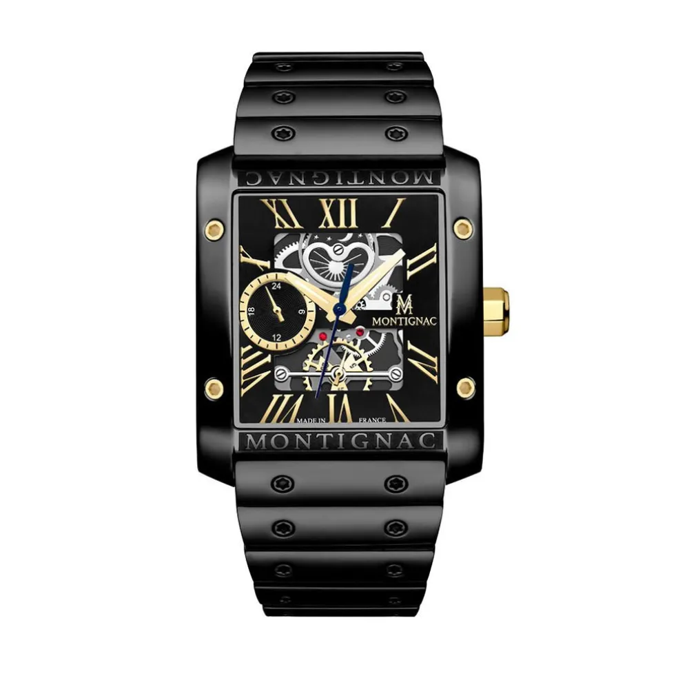 Montre Montignac Square Noir