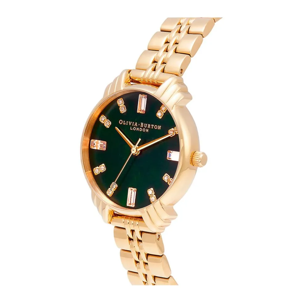 Montre Olivia Burton Art Deco Vert
