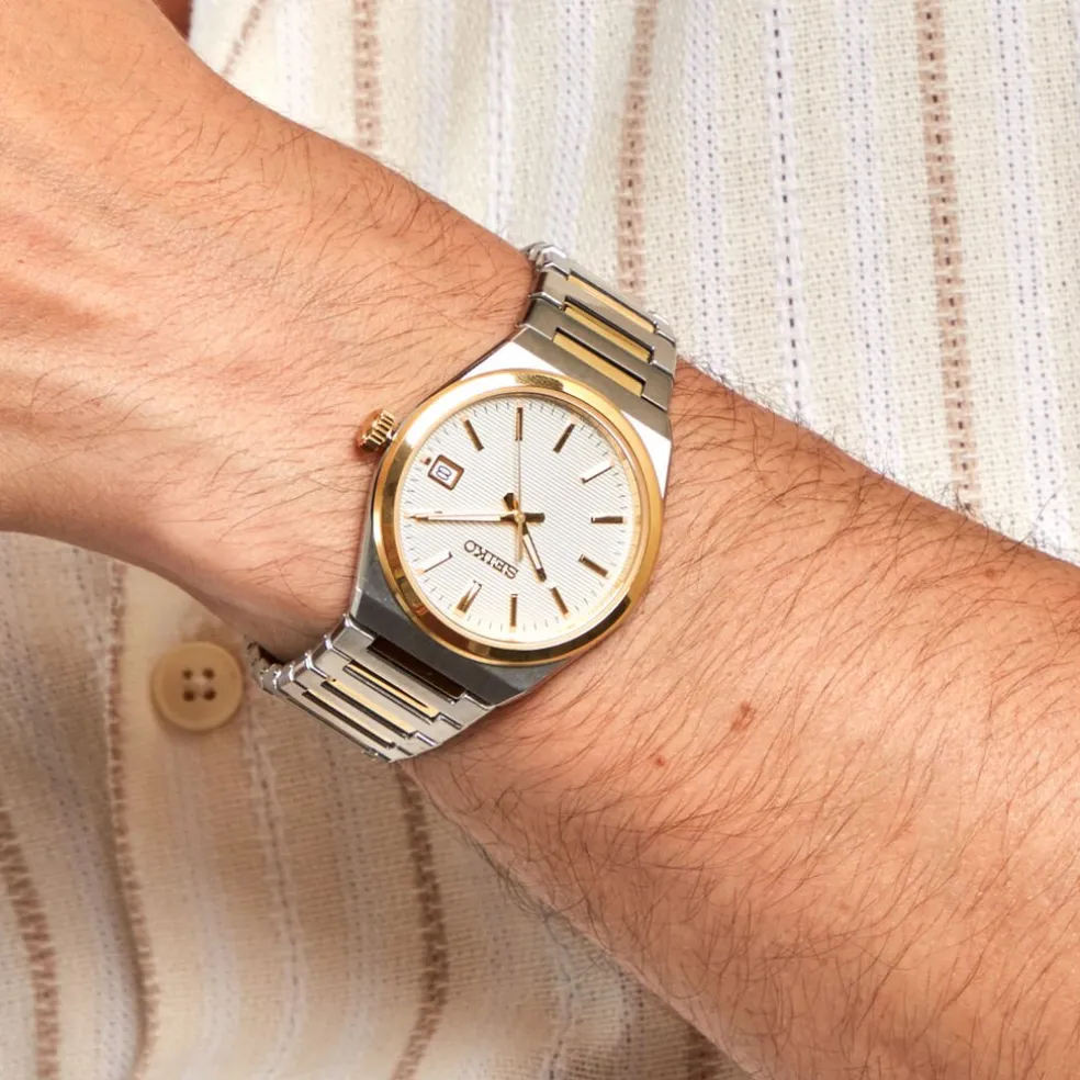 Montre Seiko Classique Blanc