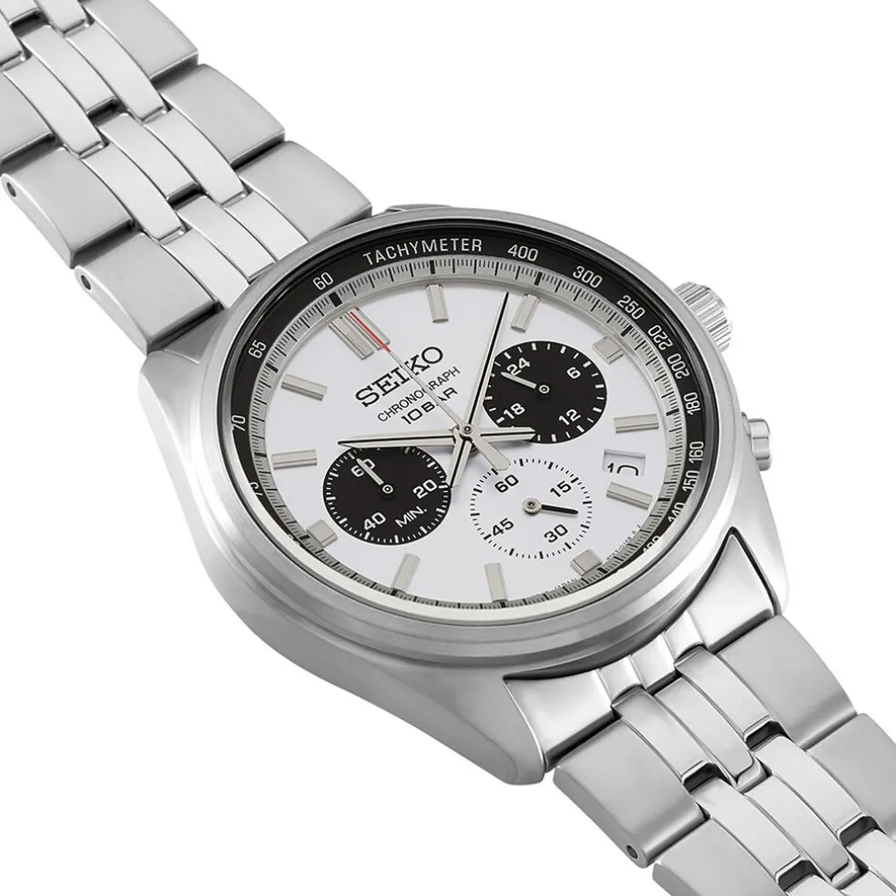 Montre Seiko Sport Bicolore Blanc / Noir