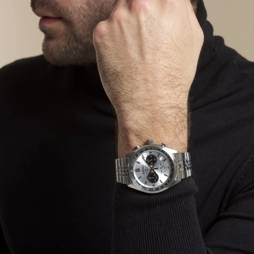 Montre Seiko Sport Bicolore Blanc / Noir