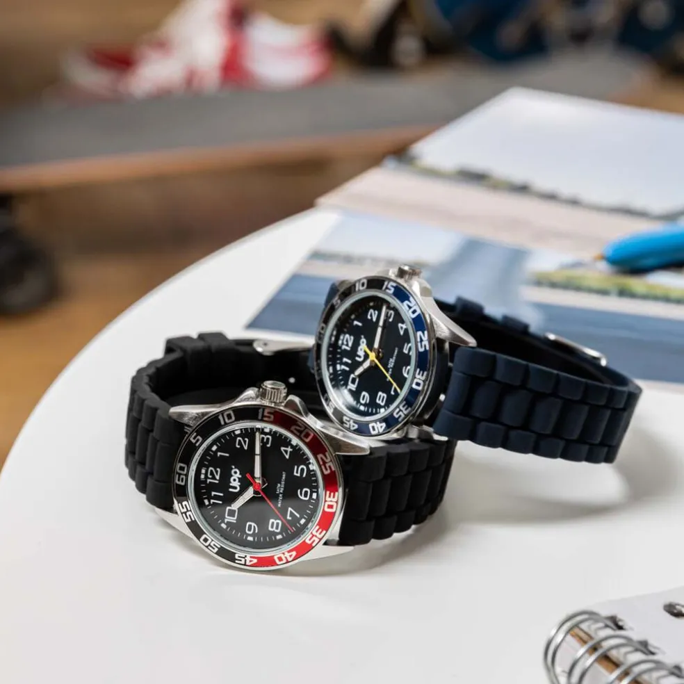 Montre Upp Axel Noir Et Rouge