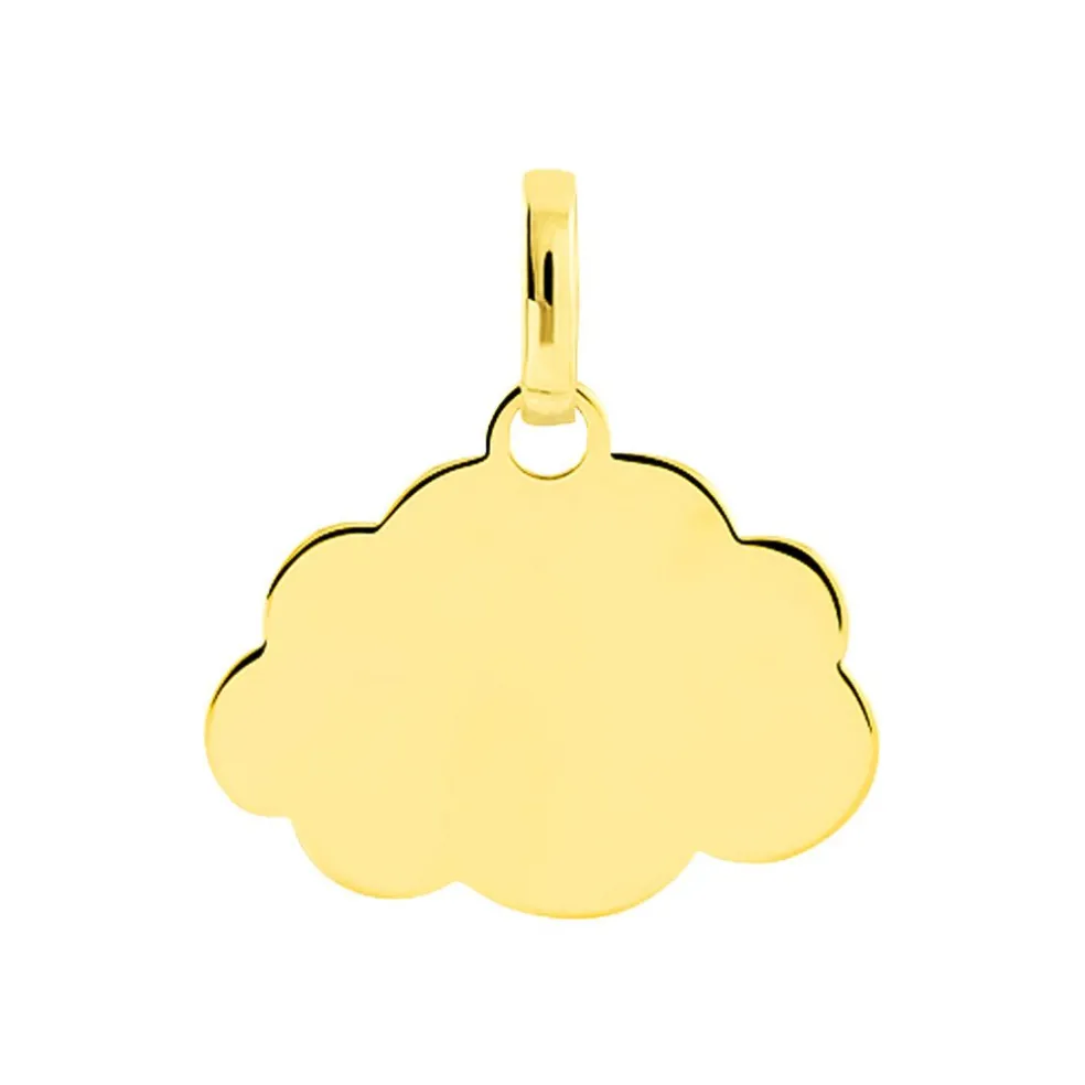Pendentif Ange Nuage Or Jaune