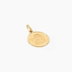 Pendentif Ange Rond Or Jaune