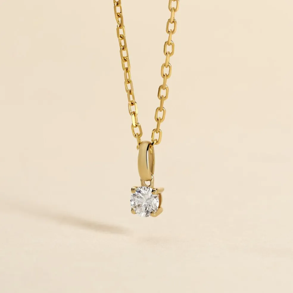Pendentif Aphrodite Or Jaune Diamant