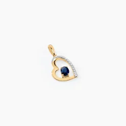 Pendentif Arduinna Or Jaune Saphir