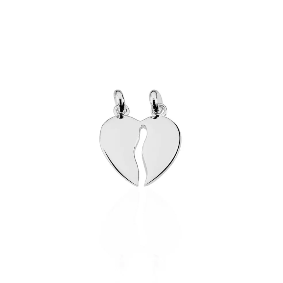 Pendentif Axelia Argent Blanc
