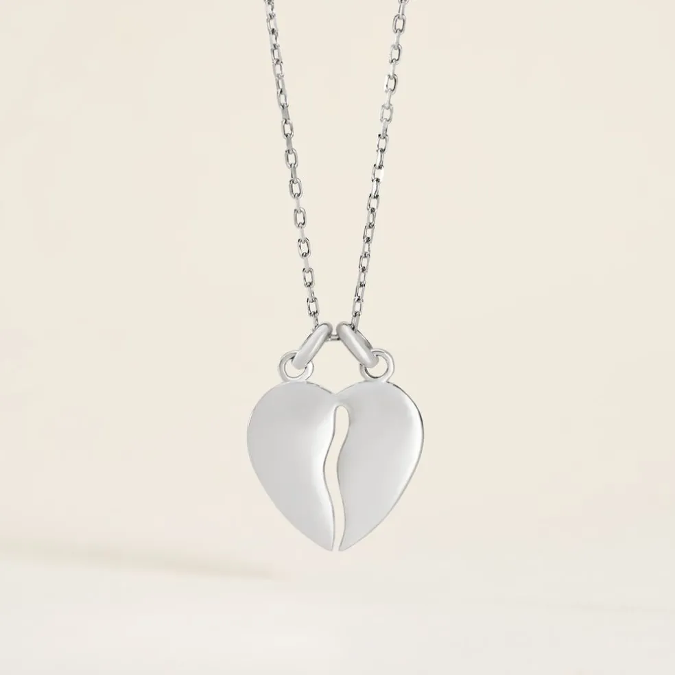 Pendentif Axelia Argent Blanc