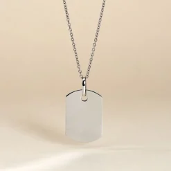 Pendentif Aymerik Argent Blanc