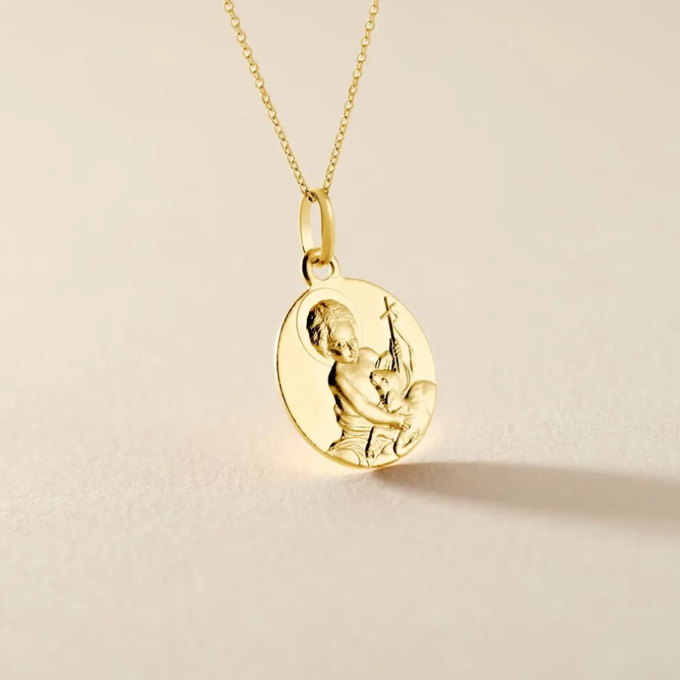 Pendentif Baptiste Or Jaune