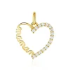 Pendentif Chiela Or Jaune Oxyde De Zirconium