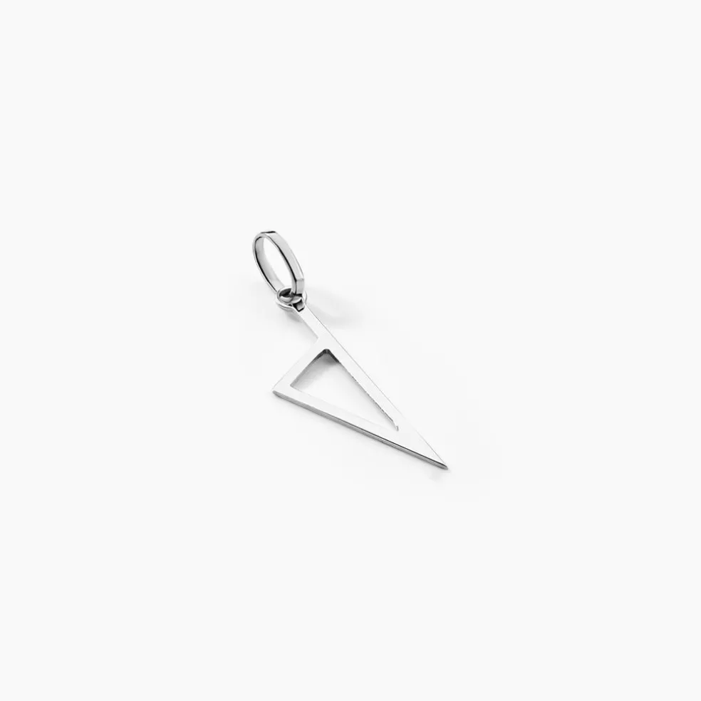 Pendentif Corsu Or Blanc