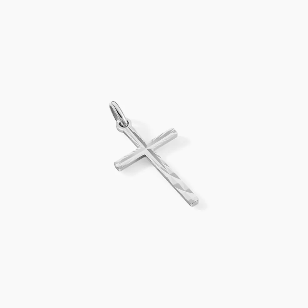 Pendentif Desilia Ciselée Argent Blanc