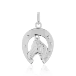 Pendentif Dua Argent Blanc