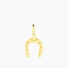 Pendentif Egide Fer A Cheval Or Jaune
