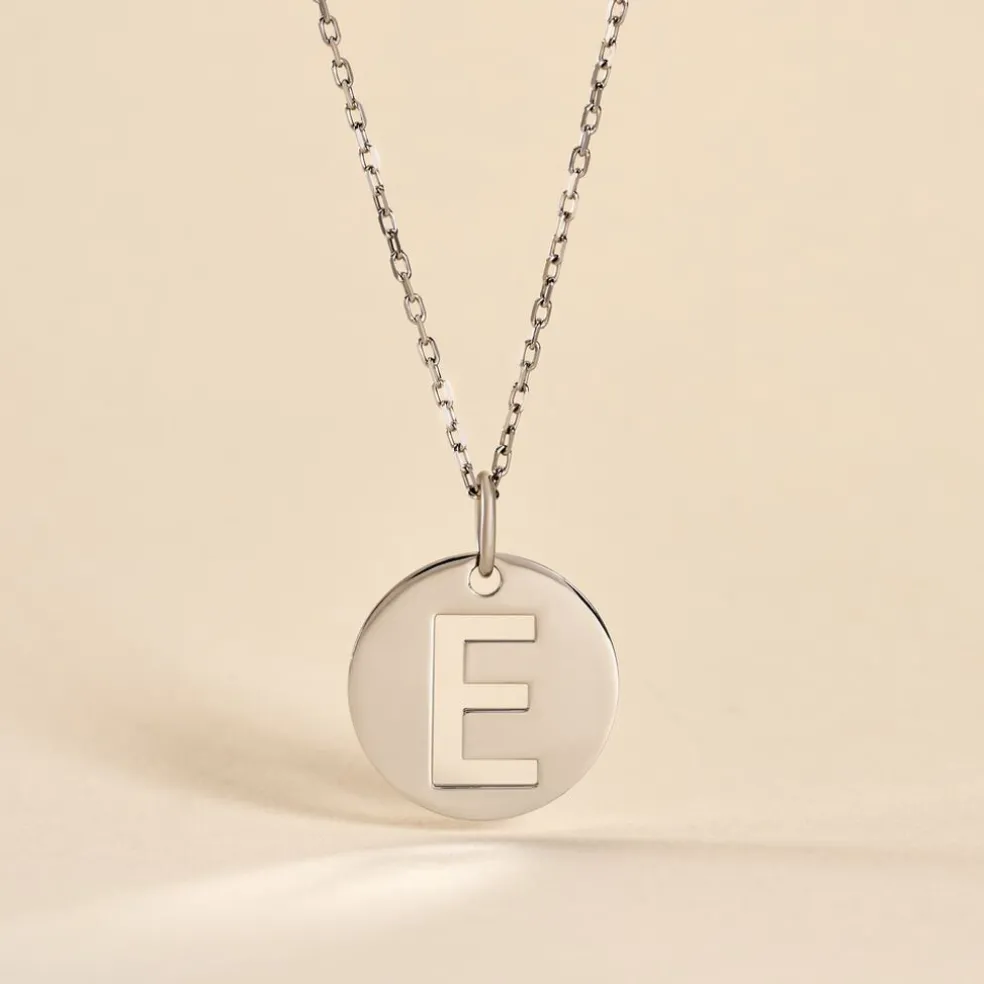 Pendentif Elio E Argent Blanc
