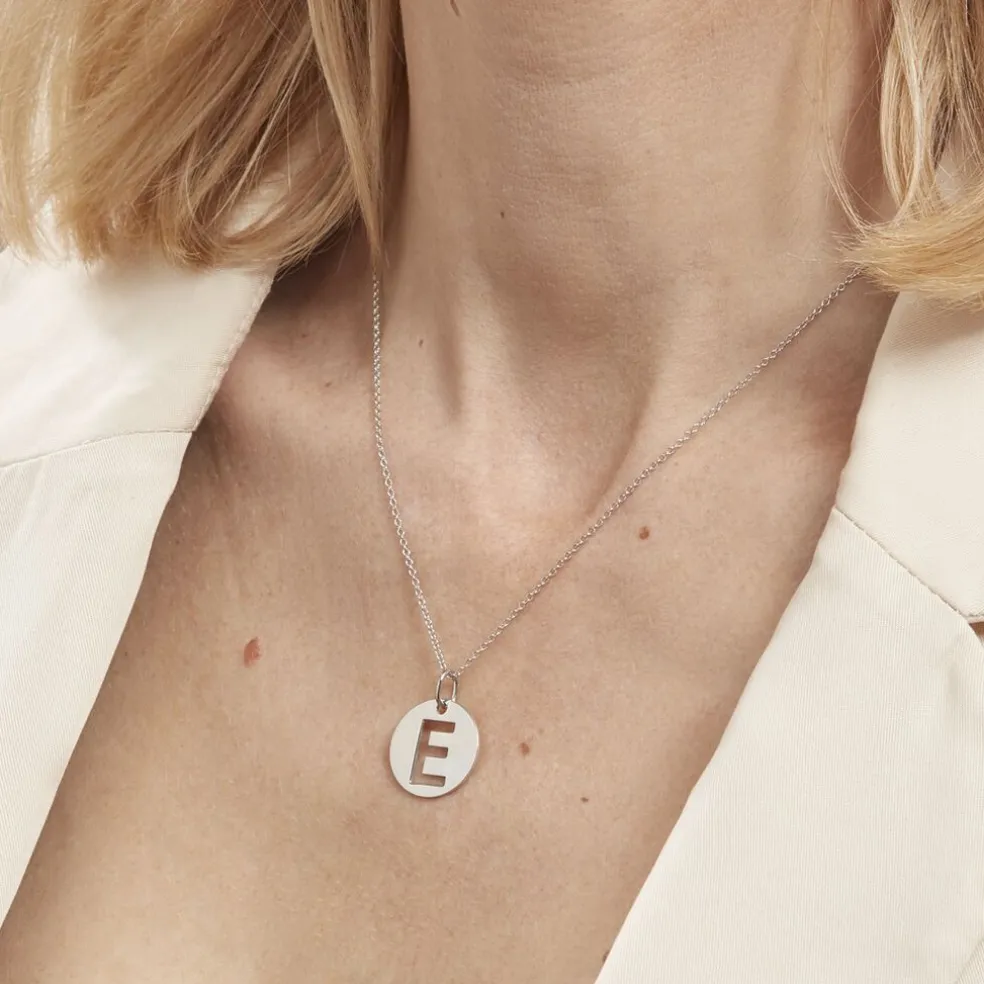 Pendentif Elio E Argent Blanc