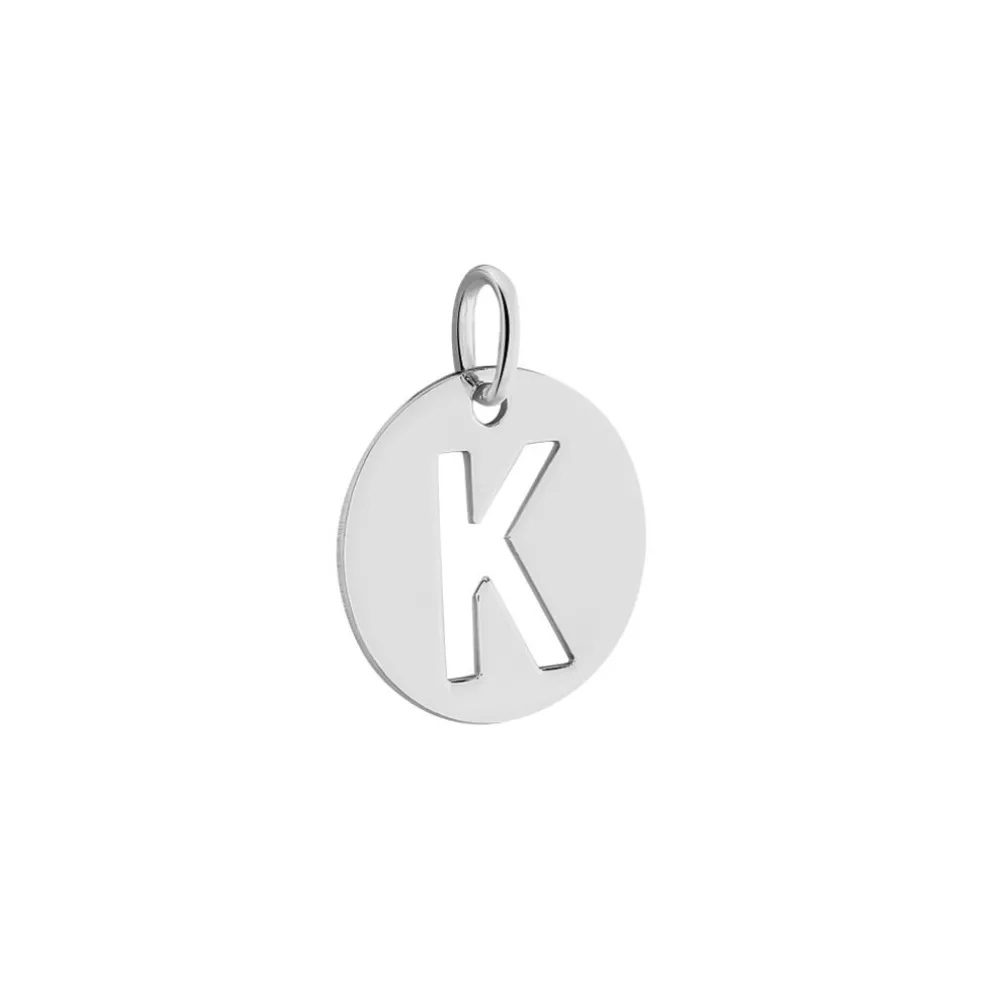 Pendentif Elio K Argent Blanc