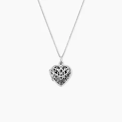 Pendentif Ellya Argent Blanc