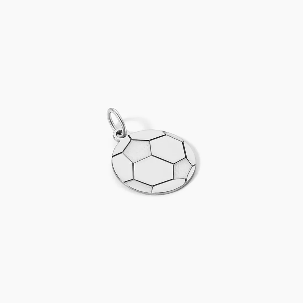 Pendentif Emil Argent Blanc