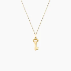 Pendentif Fatilia Clef Coeur Or Jaune