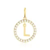 Pendentif Gabe Or Jaune Oxyde De Zirconium